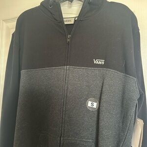 A black Vans jacket. Gray and black NEW!
